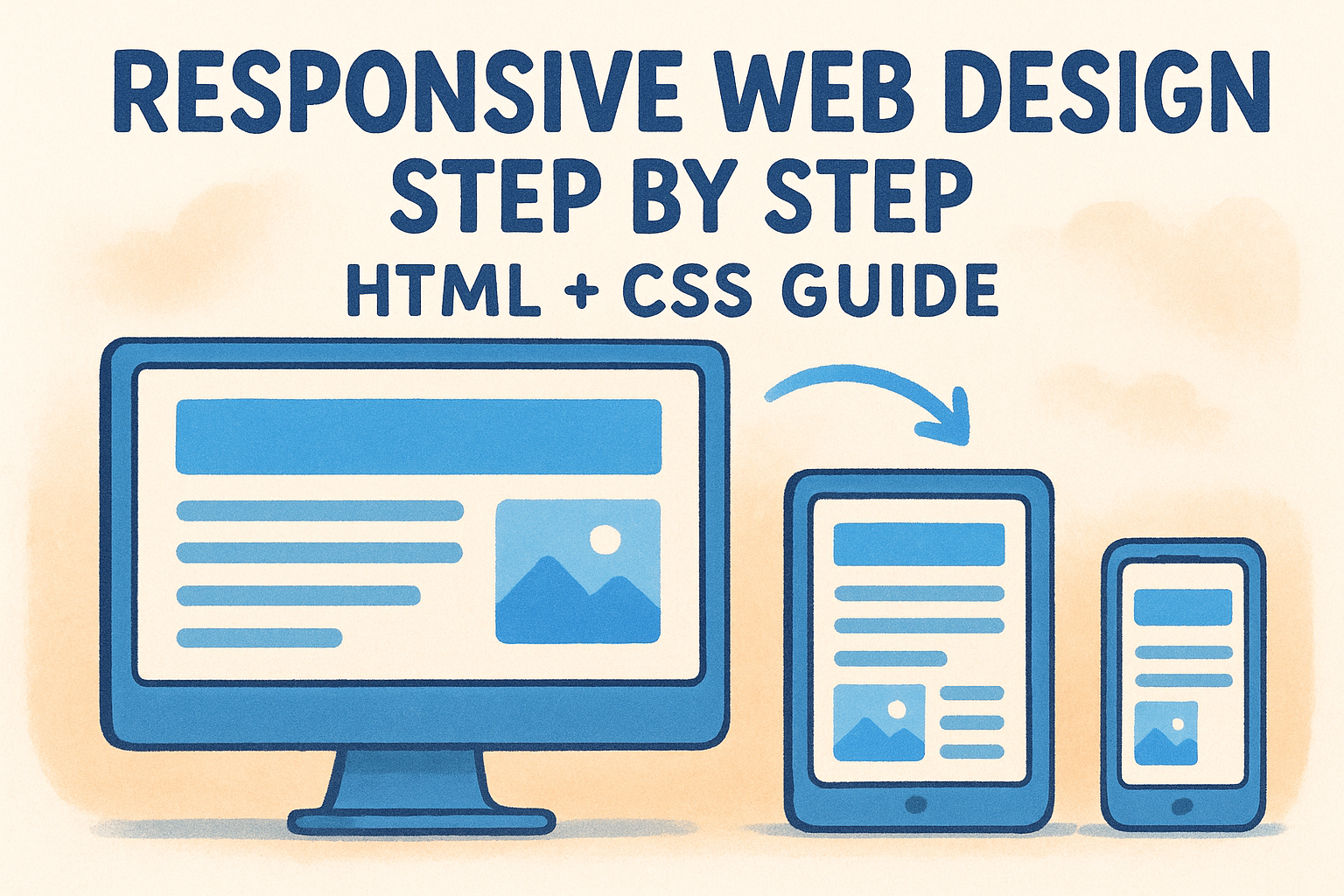 Responsive Web Design Step By Step: HTML + CSS Guide